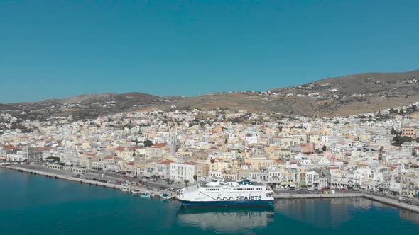 Aerial View of Ermoupoli