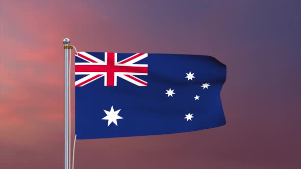 Australia Flag 4k