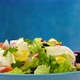 Fresh salad with vegetable, olive and eggs, healthy organic food - VideoHive Item for Sale