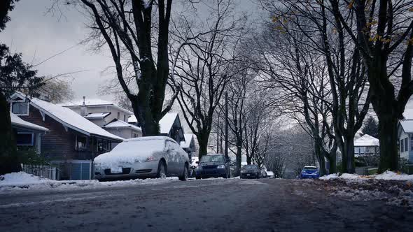 Bleak Winter Day In The City