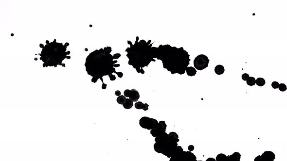 Abstract Ink Drops On Wet Paper 49