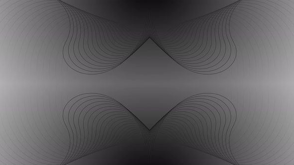 Geometric ribbon line morphing animation. Vd 731