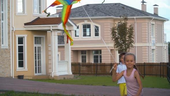 Carefree Kids Enjoying Childhood 