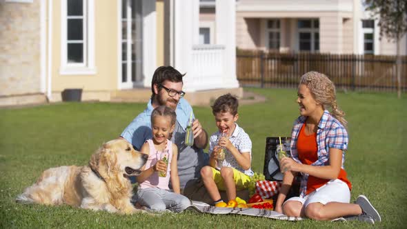 Lemonade Toast on Family Picnic