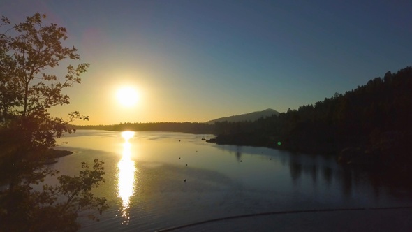 Sunrise Lake Reveal Big Bear California