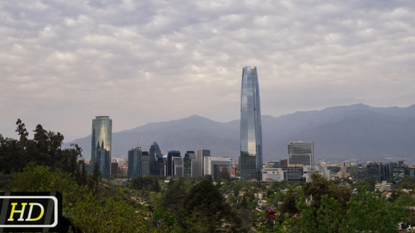 Santiago De Chile Skyline