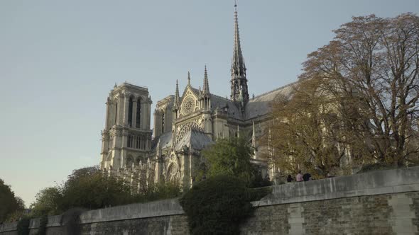 Exterior of Notre Dame de Paris