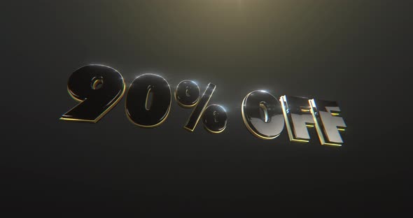 90% Off Title - 4K