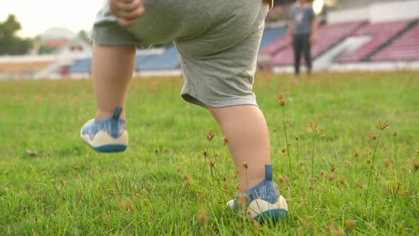 Little Feet Walking On The Grass alt