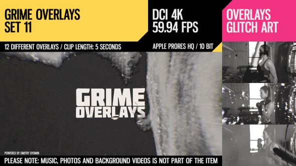 Grime Overlays (4K Set 11)