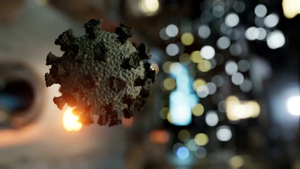 Coronavirus COVID 19 Quarantine on Empty City Streets alt