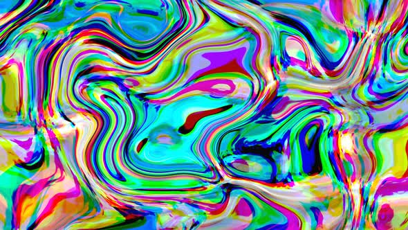 Dynamic Liquid Rainbow Concept Art Fluid Water alt