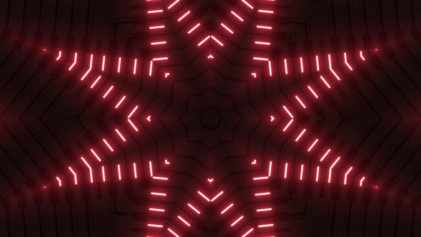 4k Abstract Red Neon  Vj Loop