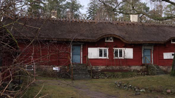 Front of the Hallandsgården open-air museum on Galgberget in central Halmstad. It is a must-visit at