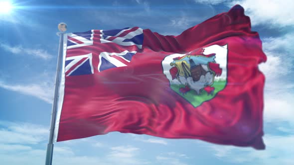 4K 3D Bermuda Flag