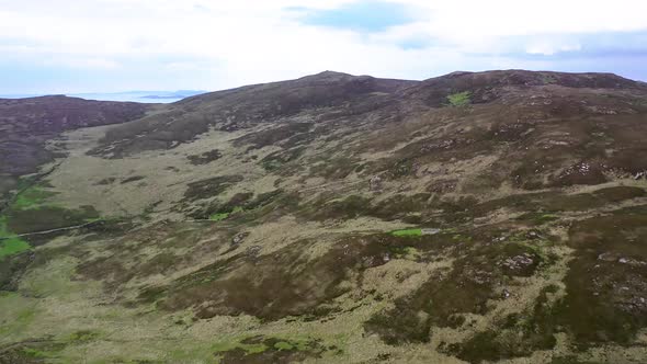 Aerial View of the Cliffs at Horn Head Dunfanaghy  County Donegal Ireland