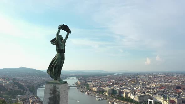 On The Top Of The Gellért Hill In Budapest