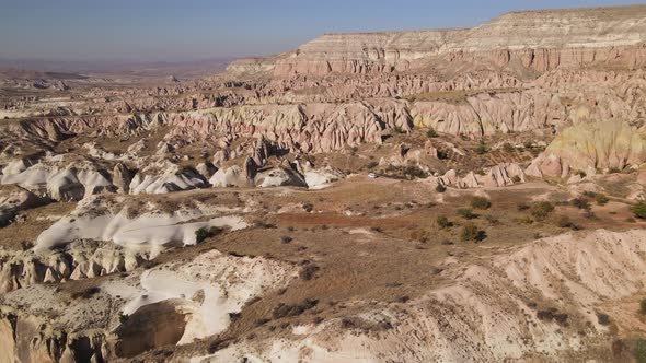 Aerial View Cappadocia Landscape