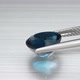 Natural London Blue Topaz Heart Cut in the Turning Tweezers - VideoHive Item for Sale