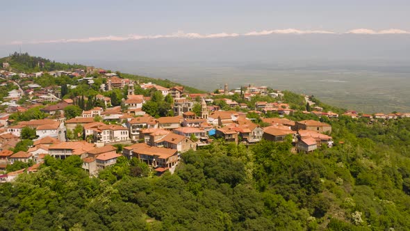 Aerial View of Sighnaghi