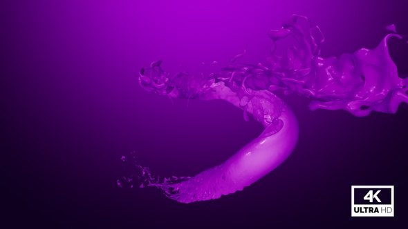 Vortex Splash Of Purple Paint alt