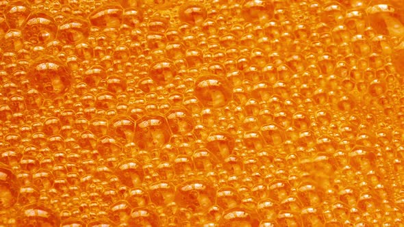 Orange Substance Bubbling And Frothing