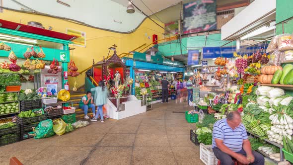 Surquillo Market Timelapse Hyperlapse Lima Peru