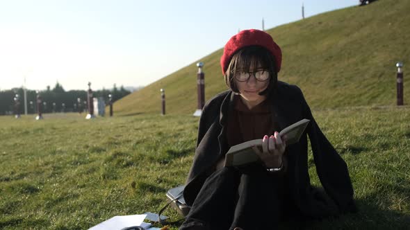 Editor Girl On Grass