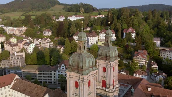 Abbey Cathedral of Saint Gall in Switzerland