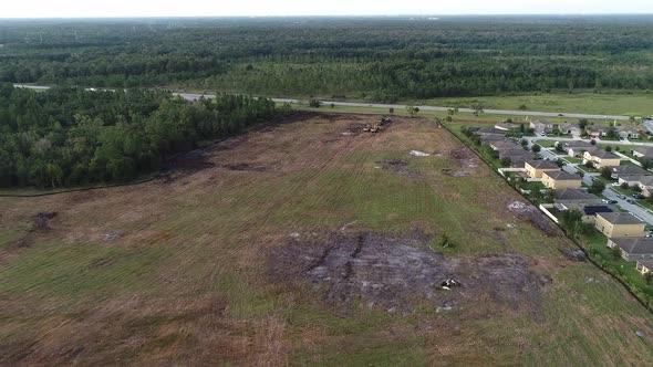 A Cleared Parcel of Land Awaits Residential Home Development in Central Florida.