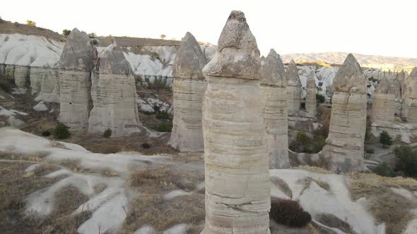 Aerial View Cappadocia Landscape