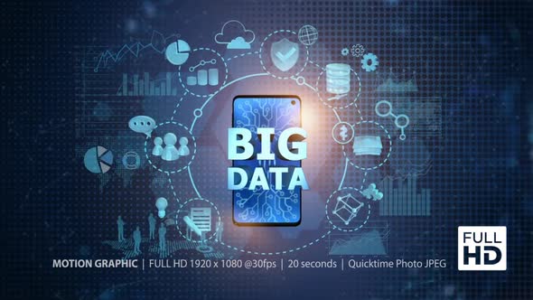 Big Data On Mobile Phone - Center (FULL HD)