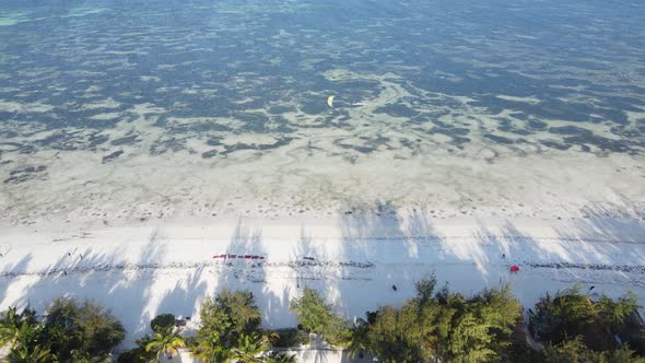 Zanzibar Tanzania  Aerial View of the Indian Ocean