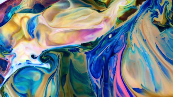 Abstract Colorful Sacral Liquid Waves Texture 838 alt