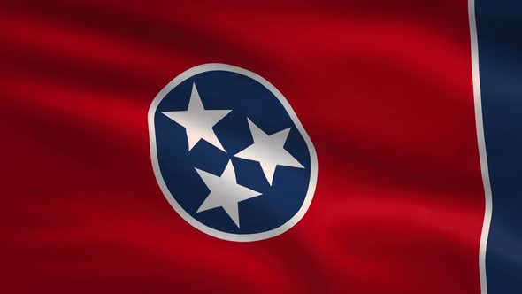 Tennessee State Flag Background 4K