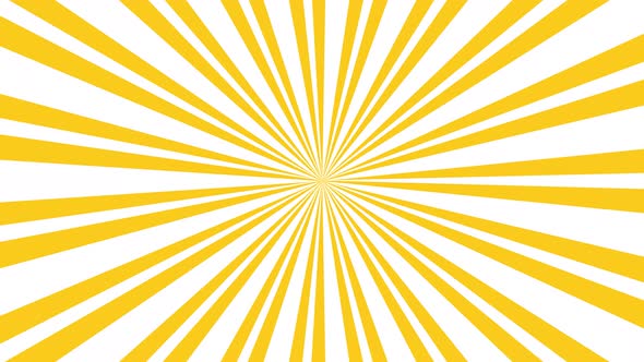 Radial Lines Pop Art Background