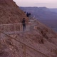 Hikers Trek the Snake Path to a Masada Sunrise - VideoHive Item for Sale