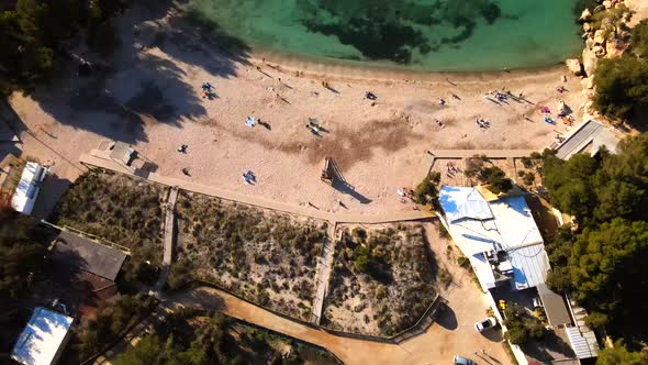 Port des Torrent beach in Ibiza, Spain