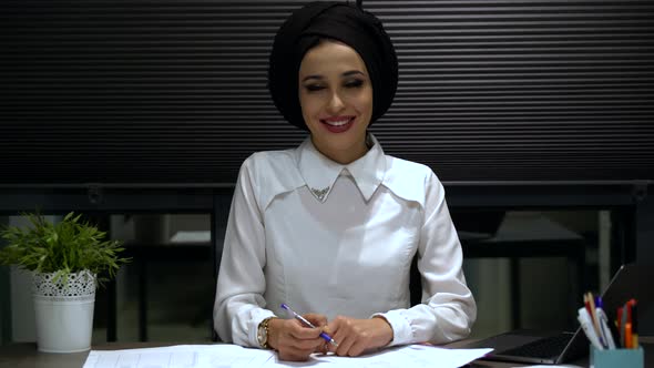 Businesswoman Smiling