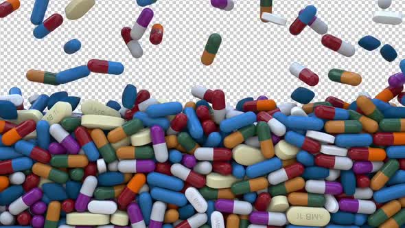 Pills Screen Overlay and Transition