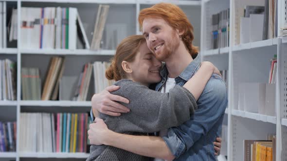 Love Gesture, Couple hugs Each Other in Love