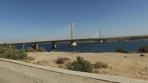 Aswan bridge, Egypt.