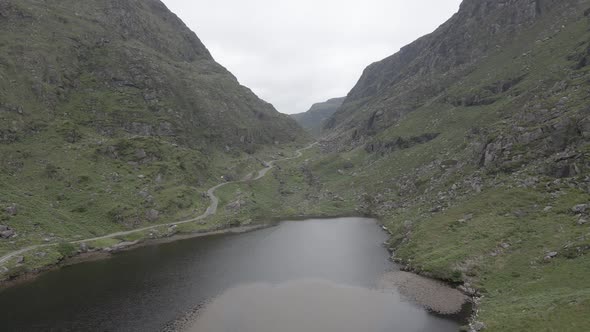 Tranquil Lake From The Gap Of Dunloe Valley In Killarney National Park, County Kerry, Ireland. - Aer