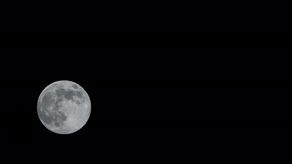 time lapse of Moon on a clear night