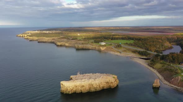 Scenic Coastline of Caraquet Canada