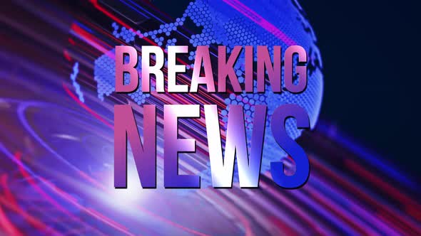 Breaking News Transition With  Alpha Channel alt