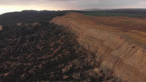 V Ashlovani National Park Majestic Landscape Textures