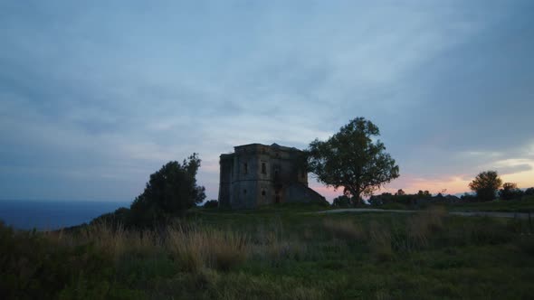 Ancient Norman Era Castle in Calabria Italy