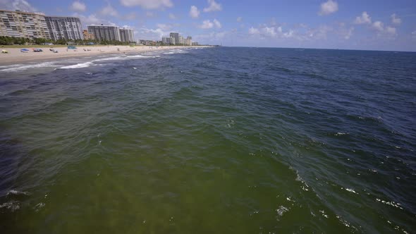 View Of Pompano Beach From Fishing Pier
