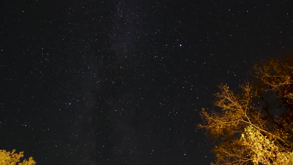 A beautiful starry night timelapse.